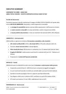 ASSESSMENT ISO 26000 2024 ARNIA TEXTILE FASHION Italian Sustainable Luxury ASSESSMENT ISO 26000 2024 ARNIA TEXTILE FASHION Italian Sustainable Luxury