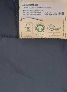 TAFFETAS 300 E   ARNIA TEXTILE FASHION   Italian Sustainable Luxury