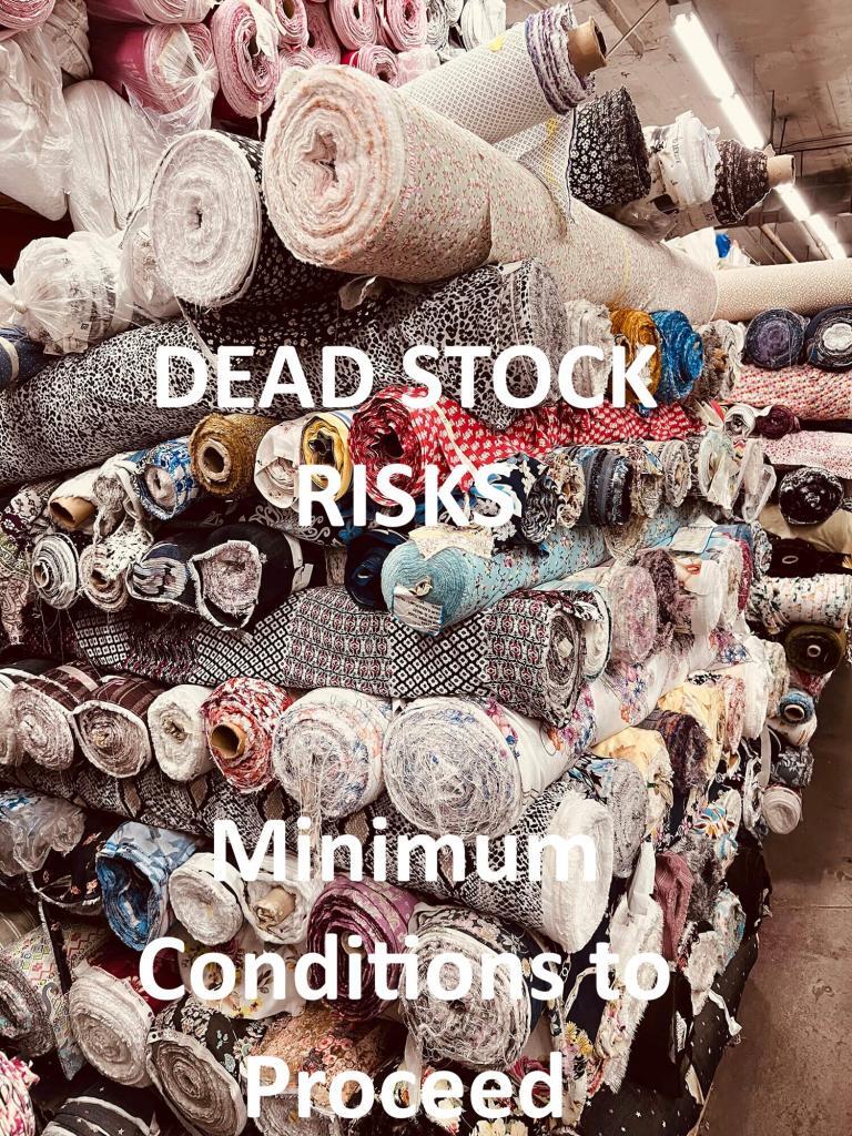 DEADSTOCK RISKS ARNIA TEXTILE FASHION Italian Sustainable Luxury DEADSTOCK RISKS ARNIA TEXTILE FASHION Italian Sustainable Luxury