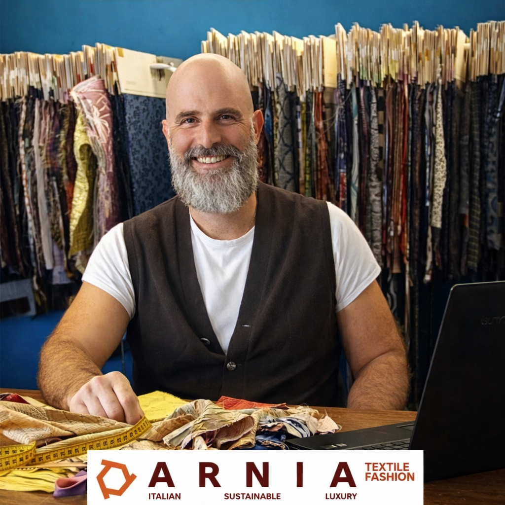 ARNIA TEXTILE AI ASSISTANT ARNIA TEXTILE FASHION Italian Sustainable Luxury ARNIA TEXTILE AI ASSISTANT ARNIA TEXTILE FASHION Italian Sustainable Luxury