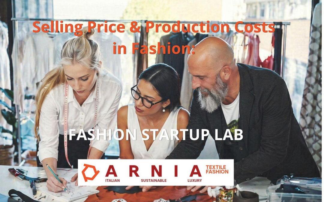 Three fashion designers collaborate over fabric and patterns at a bright sewing-table studio.