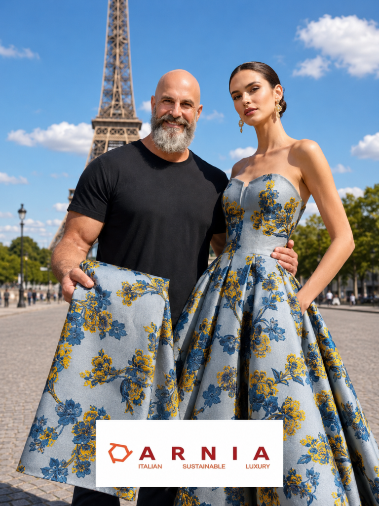 ARNIA TEXTILE new jacquard   ARNIA TEXTILE FASHION   Italian Sustainable Luxury