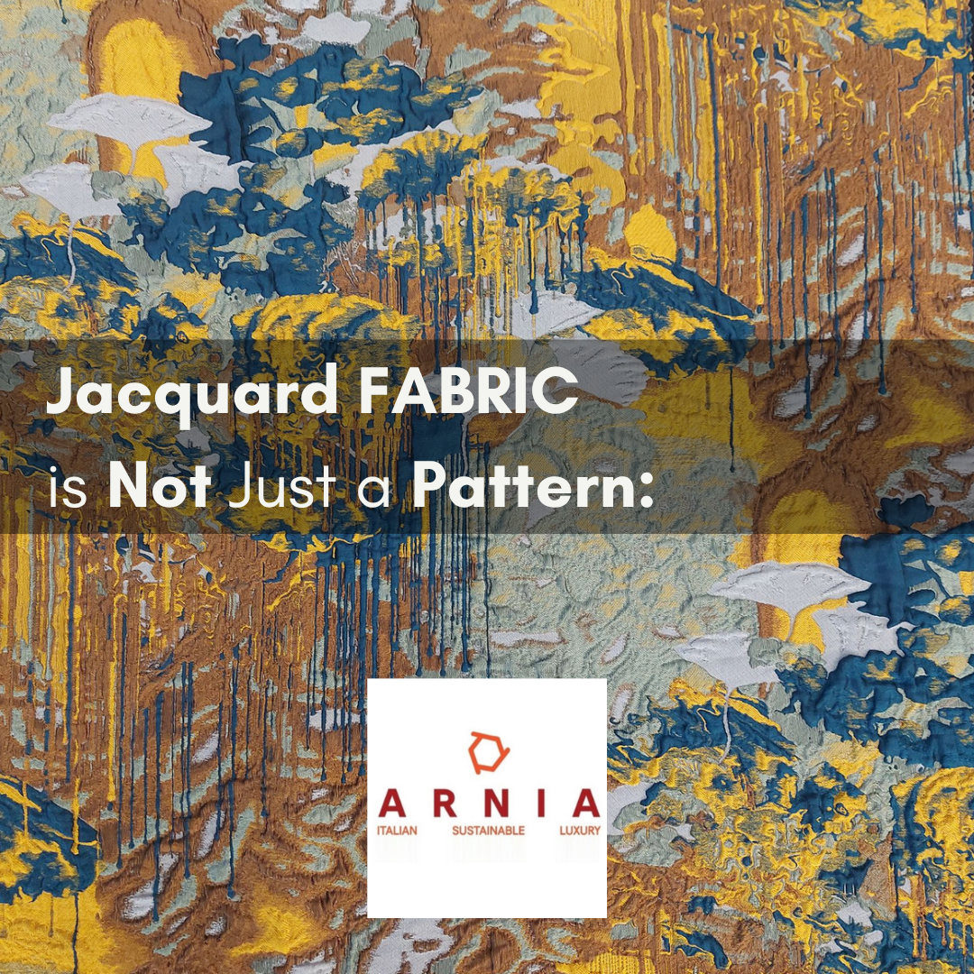 JACQUARD FABRIC not just a pattern
