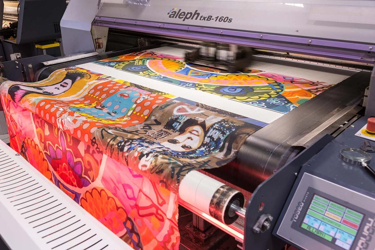 textile printing digital ink jet ARNIA TEXTILE FASHION Italian Sustainable Luxury textile printing digital ink jet ARNIA TEXTILE FASHION Italian Sustainable Luxury