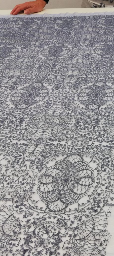 LACE MADE IN ITALY EMBROIDERY ON TULLE MM121 ARNIA TEXTILE FASHION Italian Sustainable Luxury LACE MADE IN ITALY EMBROIDERY ON TULLE MM121 ARNIA TEXTILE FASHION Italian Sustainable Luxury