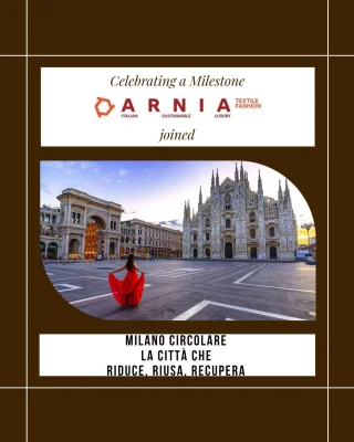Today, we celebrate a heartfelt milestone: ARNIA TEXTILE FASHION is officially part of Milano Circolare. This acknowledgment reflects our dedication to ethical craftsmanship and sustainable practices. Together, we're paving the way for a future where luxury and responsibility coexist seamlessly. From our small beginnings in 2022, we’ve strived to uplift both people and the planet. Thanks for supporting our journey towards a brighter tomorrow.

Additional details at the following link: https://servizi.comune.milano.it/en/dettaglio-contenuto/-/asset_publisher/pqxq/content/milano-circolare-avviso-pubblico-per-l-istituzione-del-catalogo-dei-servizi-e-delle-attivit-di-economia-circolare-a-milano-nei-settori-moda-tessile-arredo-beni-di-consumo 

#SustainableFashion #EthicalFashion #GreenFashion

@tcbl